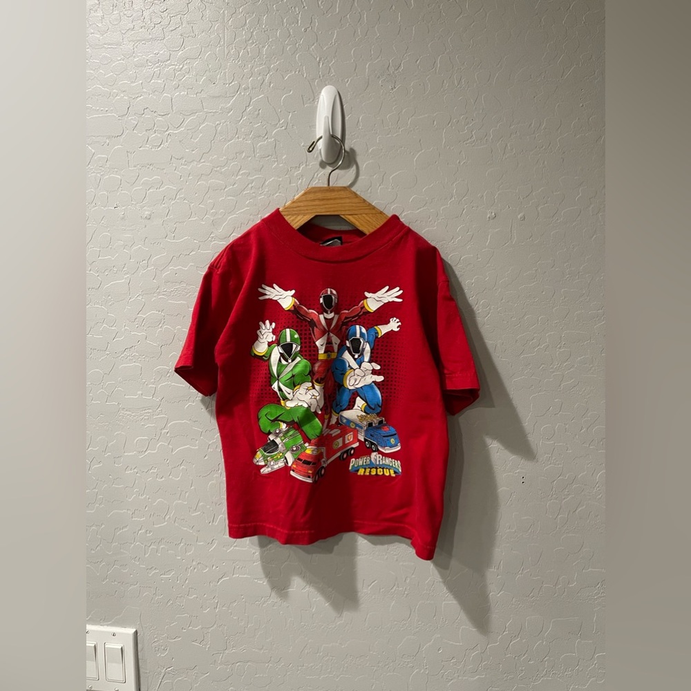Vintage Power Rangers Lightspeed Rescue Shirt Youth 6/7